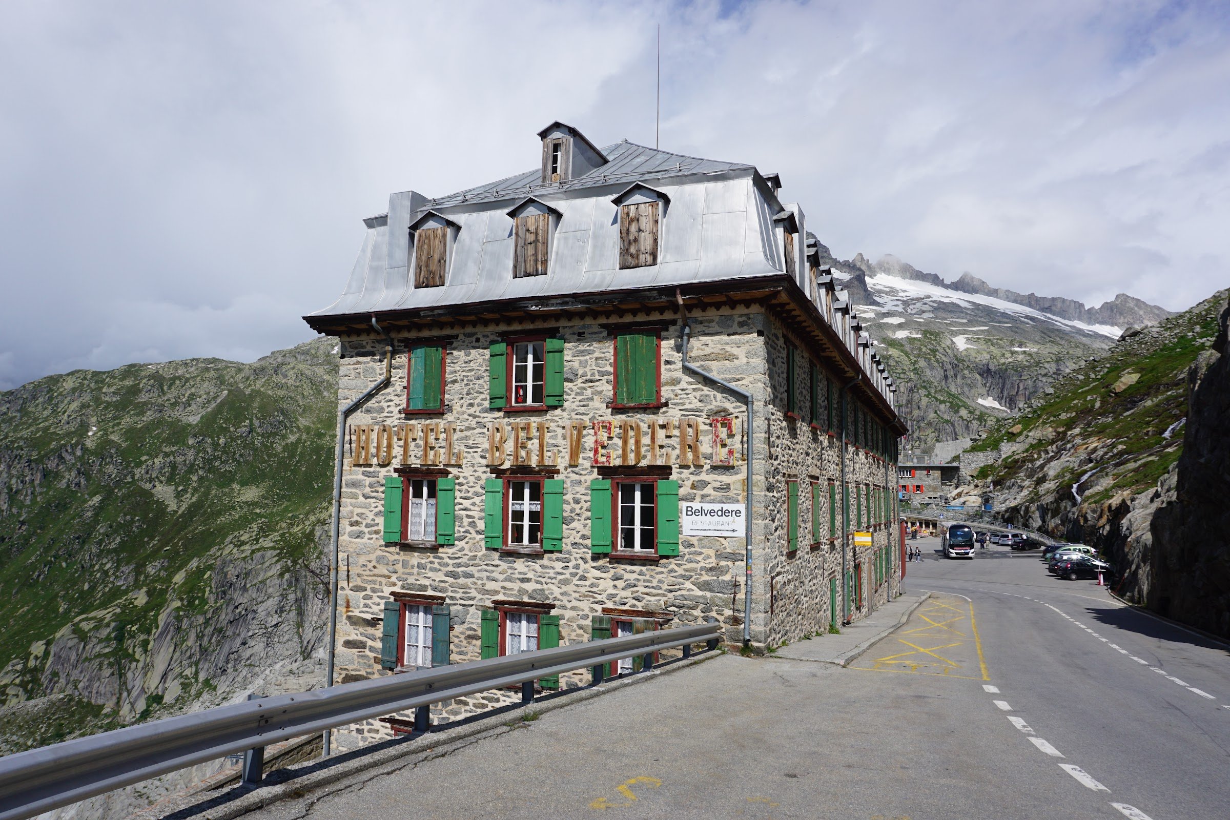 Eisgrotte Belvédère am Rhonegletscher